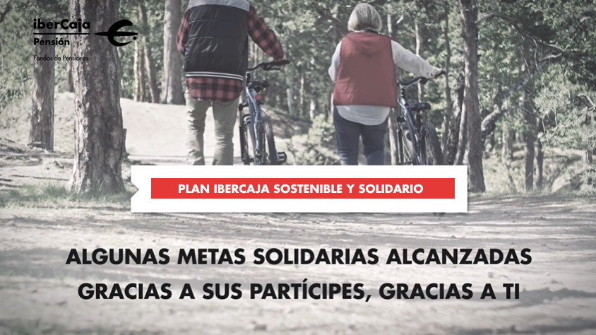 Plan Ibercaja Sostenible y Solidario. Metas solidarias alcanzadas.